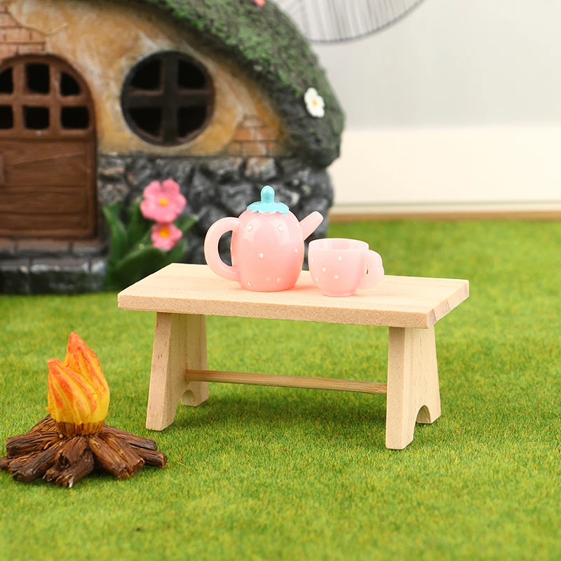 1/12 Poppenhuis Tafel Model Poppenhuis Miniatuur Teatable Poppenhuis Thuis Keuken Meubels Decoratie Accessoires