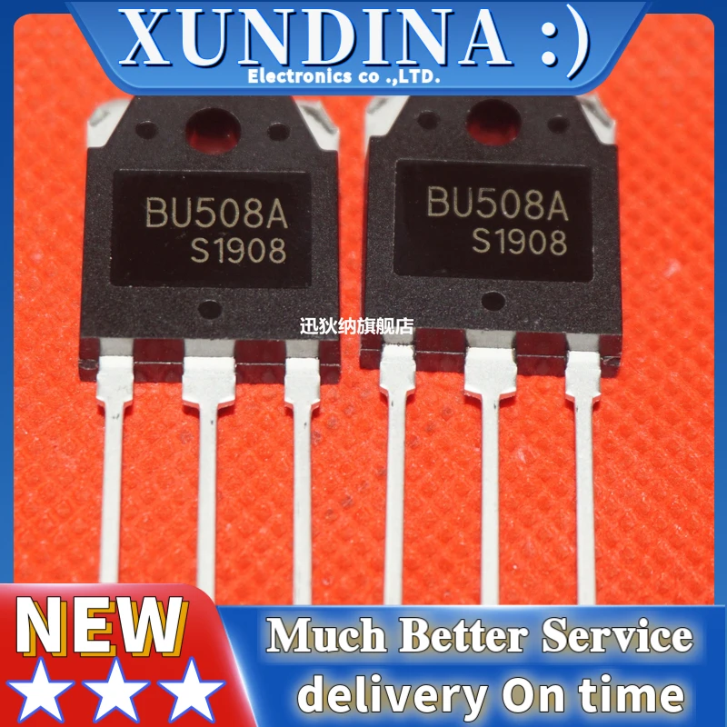 10PCS/LOT BU508 BU508A TO-3P new and original IC