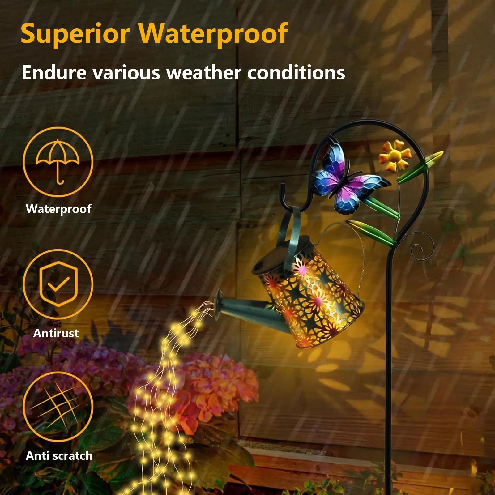 

Solar Watering Can Watering Can Solar Lights For Outside Landscape Lighting Lanterns Yard Decor Garden Art Lamp For Yard Patio