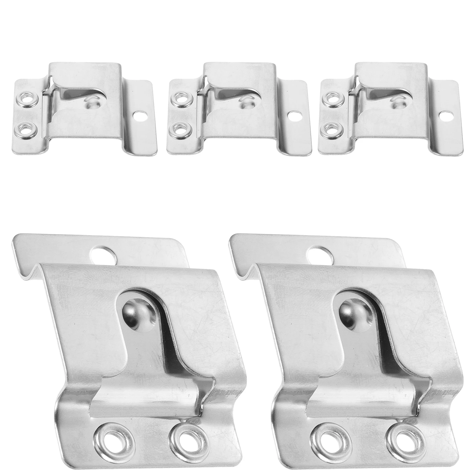 

5pcs Microphone Clip Universal Mount Hanger Radio Hook Clips for Stands Handheld Strong Compatibility Durability Metal Easy