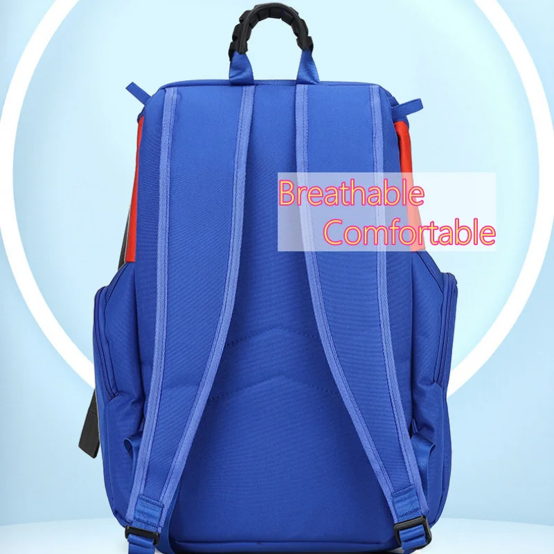 Imagem -05 - Grande Mochila Esportiva com Compartimento de Bola Bolsa de Basquete Escola Futebol Basquete Meninos Novo 10 Cores