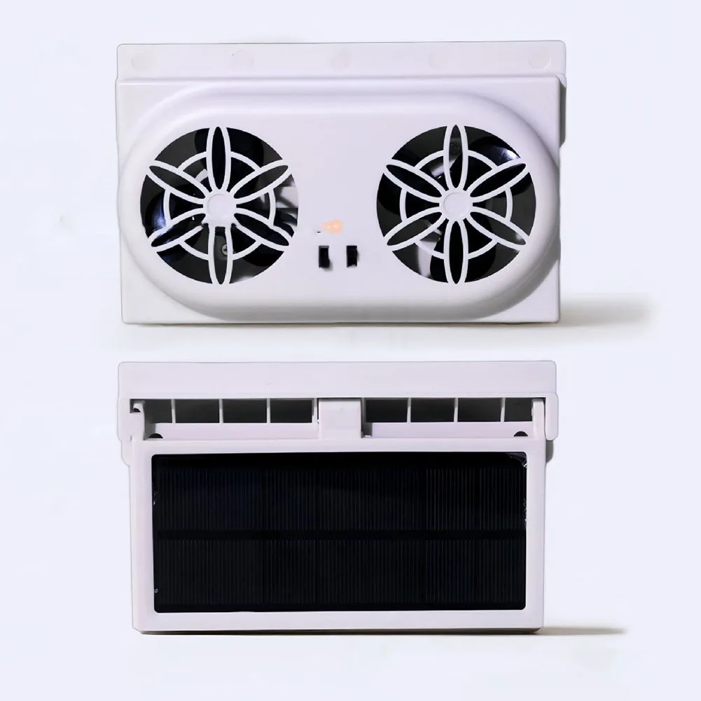 Solar Powered Car For Exhaust Fan Dual Mode USB Air Circulator Ventilation Cooler For Vehicle Interior Heat Removal Fresh Air