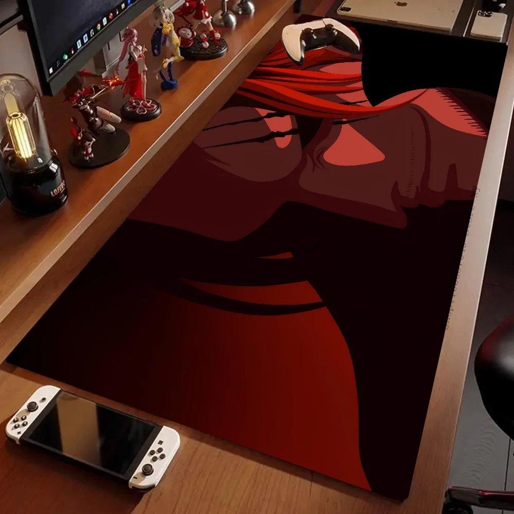 Anime O-One Piece Shanks Mousepad Large Gaming Mouse Pad LockEdge Thickened Computer Keyboard Table Desk Mat