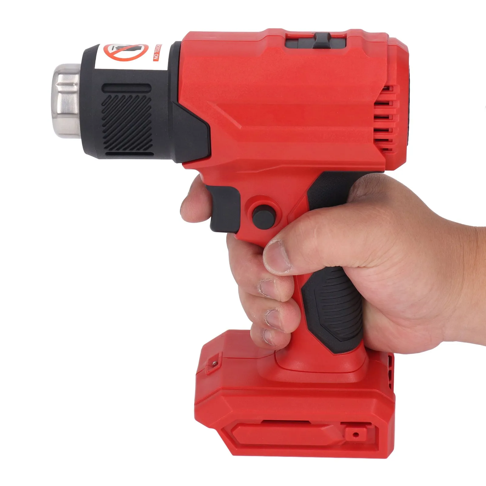 

Cordless Heat Gun Hot Air Gun Adjustable Temperature Portable Handheld Rechargeable Heating Machine with Nozzle for Shrink Wrap