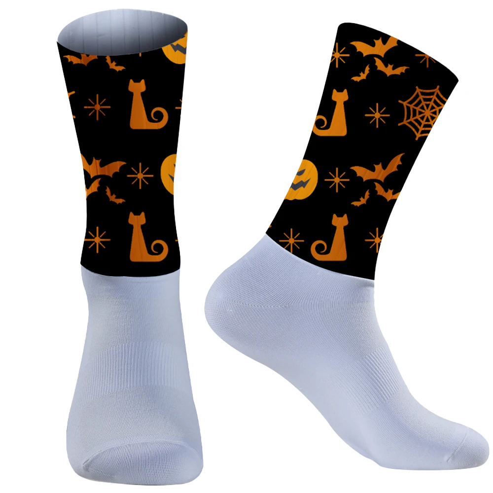 Halloween Socks 2024 Bike New Comfortable Running Cycling Socks High Quality Road Bicycle Socks