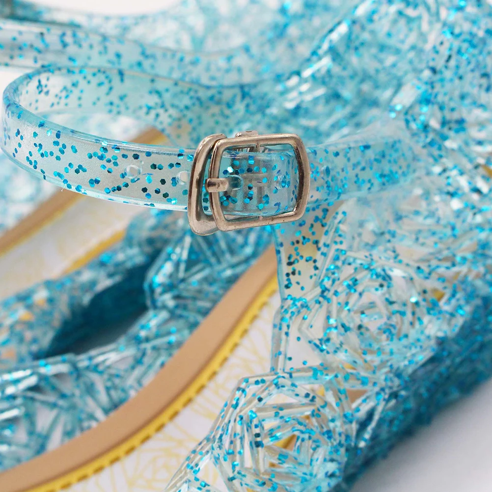

Girls Sandals Children Shoes Fashion Jelly Wedge Heels Comfortable PVC Material Party Daily Wear Tutu Dress Matching