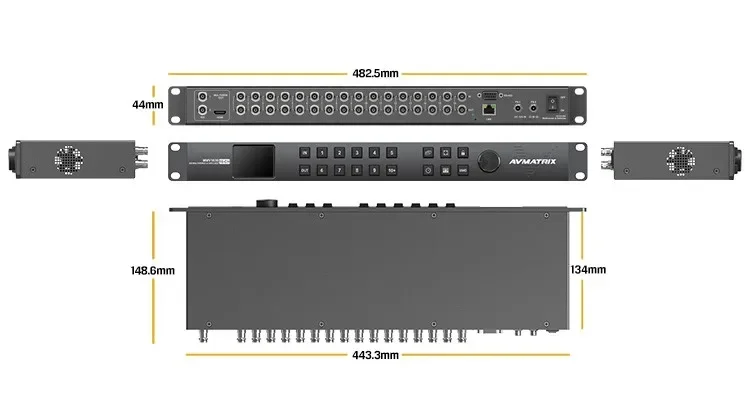 AVMATRIX 16x16 3G HD SDI Matrix Switcher MMV1630 #3