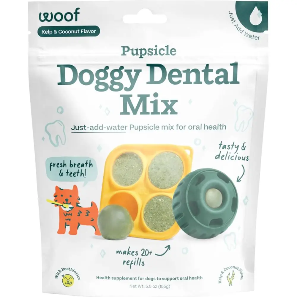 Long-Lasting Postbiotic Dental Care Pupsicle Mix for Dogs' Oral Health