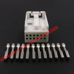 1 Set 12 Pin 0-1394048-1 2-1355524-3 Car Back View Image Bluetooth Wire Cable Connector For VW Audi 3B7035447