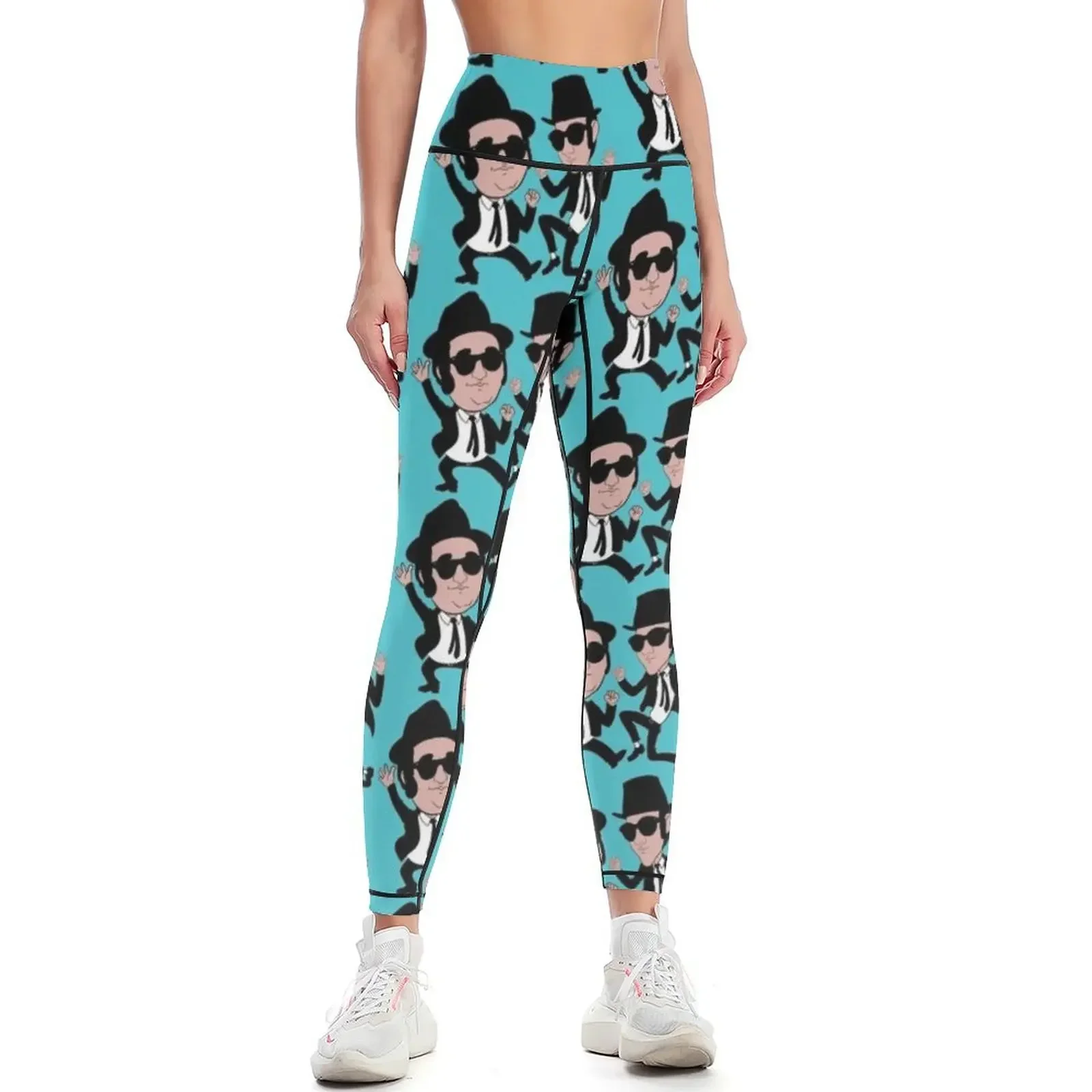 

Jake and Elwood Blues Leggings Women sports legging push up jogging pants Tight fitting woman Womens Leggings