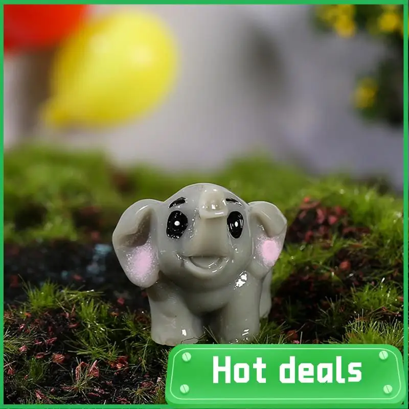 

AC62-50PCS Mini Jungle Animals Figurines Resin Tiny Animal Miniatures Wild Animal Miniature Garden Accessories