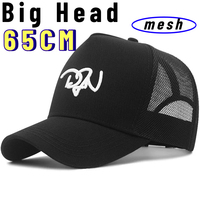 2025 Big Size 65cm Mesh Baseball Caps Male Outdoors Sunscreen Trucker Cap Man Summer Breathable Sun Hats  Snaback Cap Wholesale