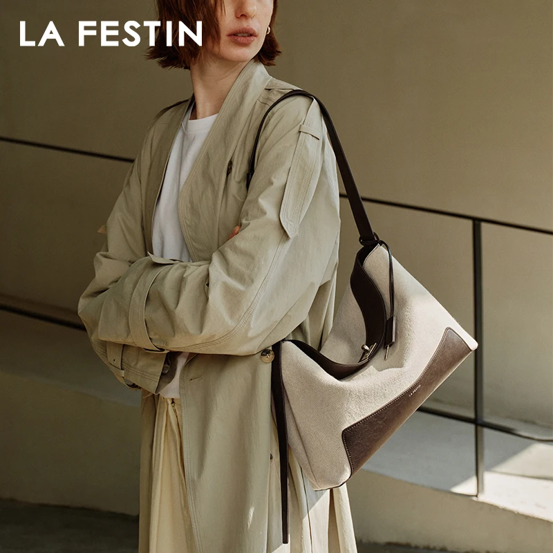 LA FESTIN Original Women's crossbody bags Shoulder Bags Large Bag Designer Bags Luxury 2026 Tote Bag Simple Style Handbag