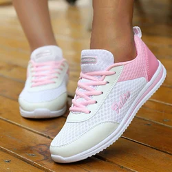 Fashion 2025 New Women's Sneaker Breathable Shoes Woman Plus Size Casual Sneaker Woman Lace Up Tenis Feminino Female Sneakers