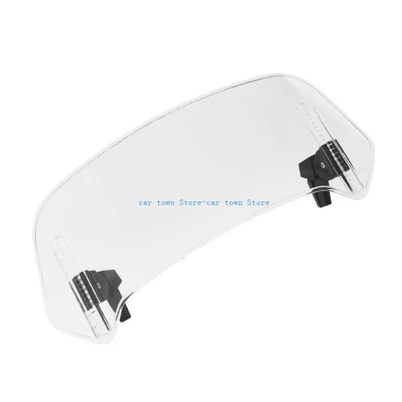 

RXJE Easy to Install Adjustable Motorcycle Windscreen Adjustable Windscreen Spoiler for Improves Aerodynamics & Ride Comfort