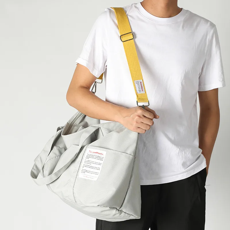 Duffel Bag For Short Trip Handheld Large Capacity Sports Bag Folding Canvas Tote Bag Waterproof Yoga Gym Sport Bags