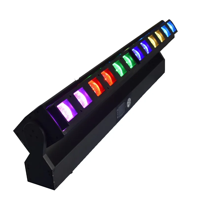 

12 Eyes RGBW 4in1 Beam Bar Moving Head Light LED Stage Lighting for DJ Nightclub Party Live Event