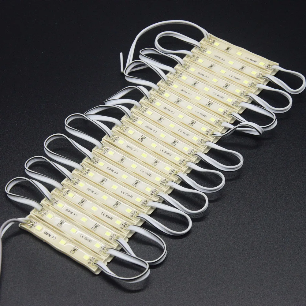 free shipping SMD5054 3 LED Module lighting for sign DC12V Waterproof superbright led modules