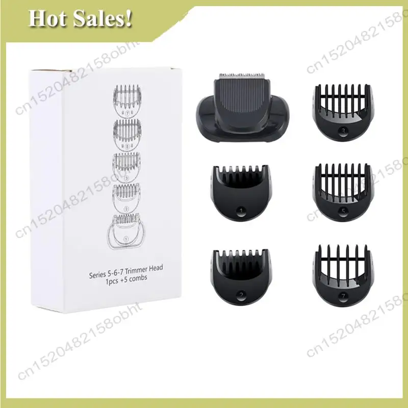 

-PQWN Beard Trimmer Attachment For Braun Series 5, 6 And 7 Electric Razors Shaver 5018S, 5020S, 6075Cc, 7071Cc, 7075Cc, 7085Cc P