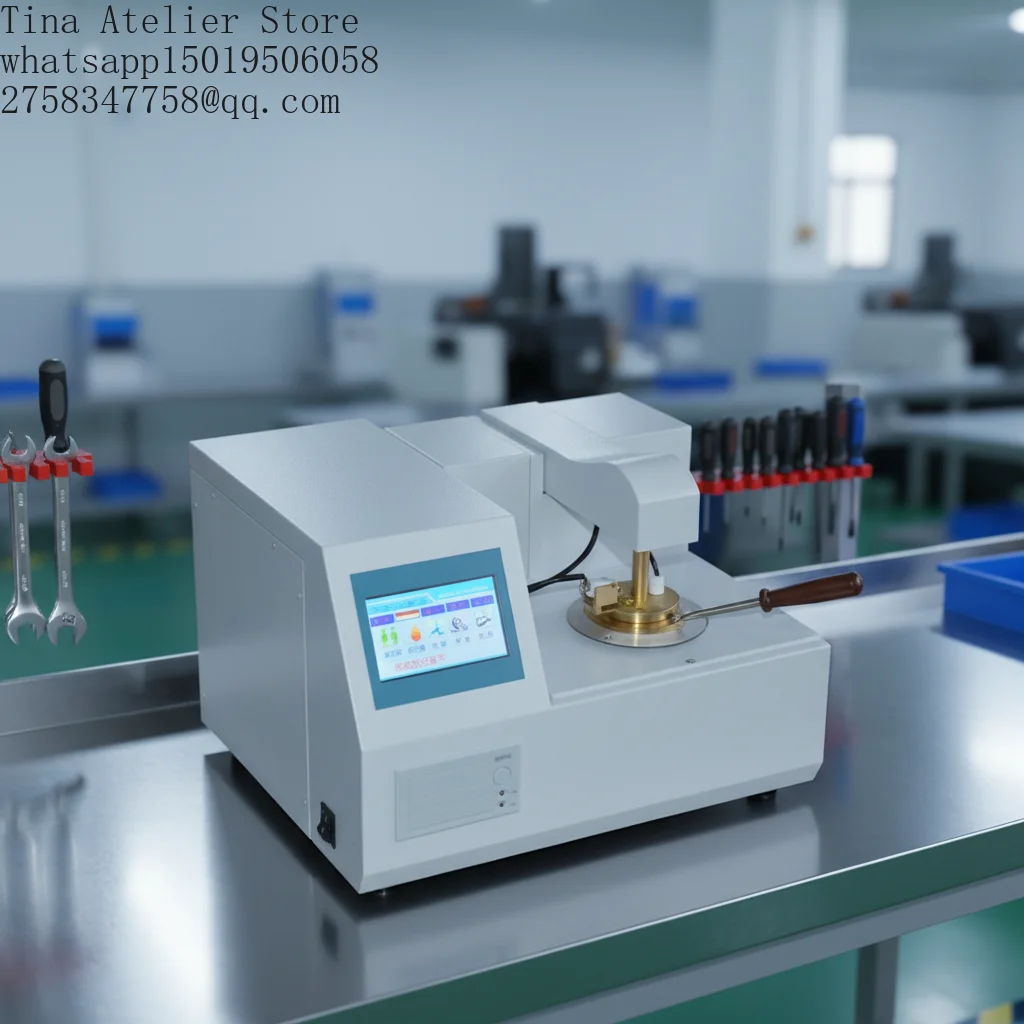 ASTM D93 Automatic Closed Mouth Flash Point Tester Ana=yzer Closed Cup Flash Point Testing Machine Flash Point Tester Price