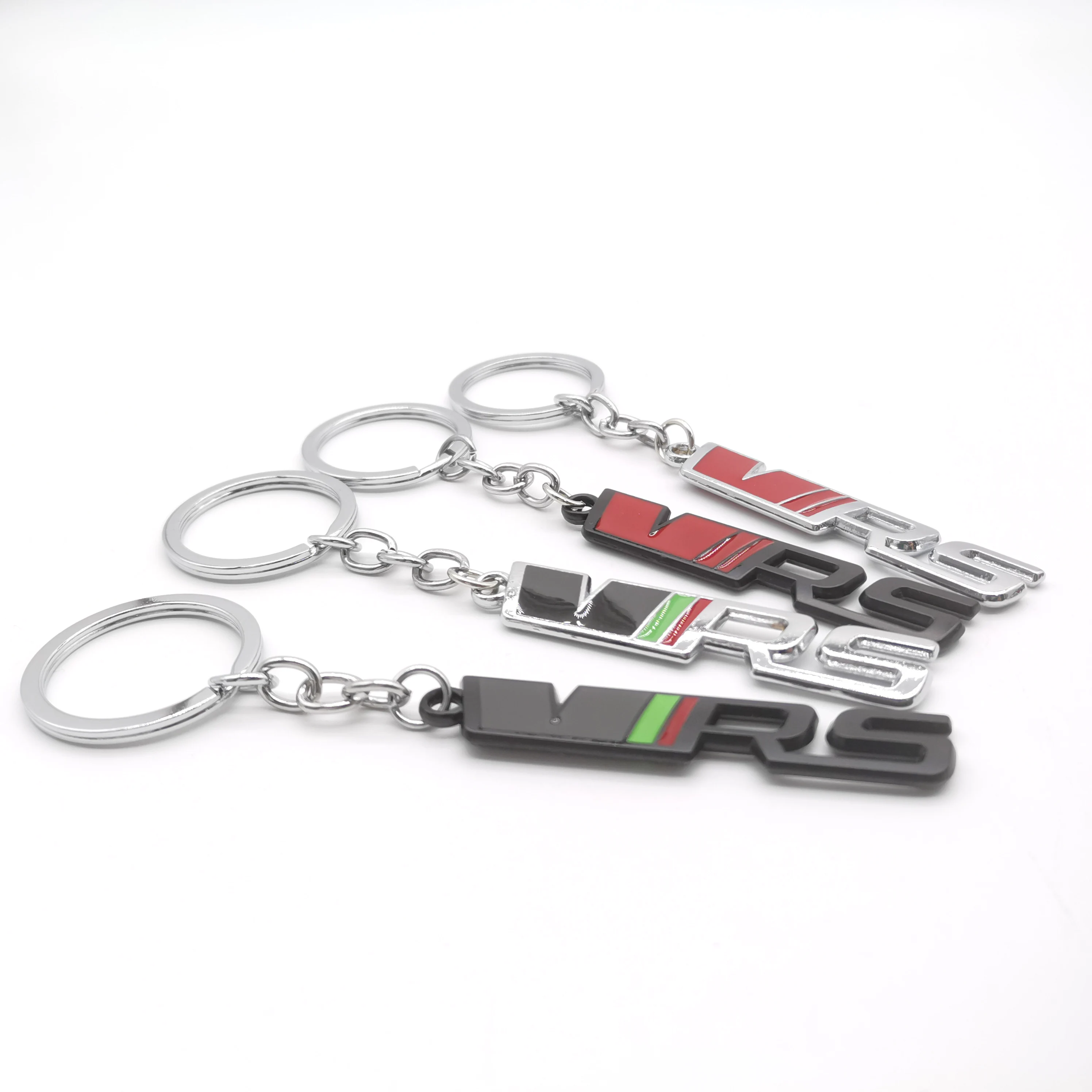 Metal Car Keychain Keyring Key Chain Ring Emblem Holder for Skoda VRS Octavia Kamiq Kodiaq Karoq RS Superb Fabia Rapid Favorit