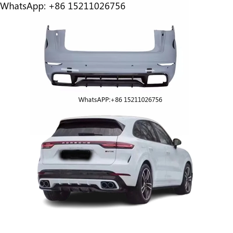 2018-2022 MTR Style Rear Bumper Upgrade for Porsche Cayenne 2016 9Y0 9YA