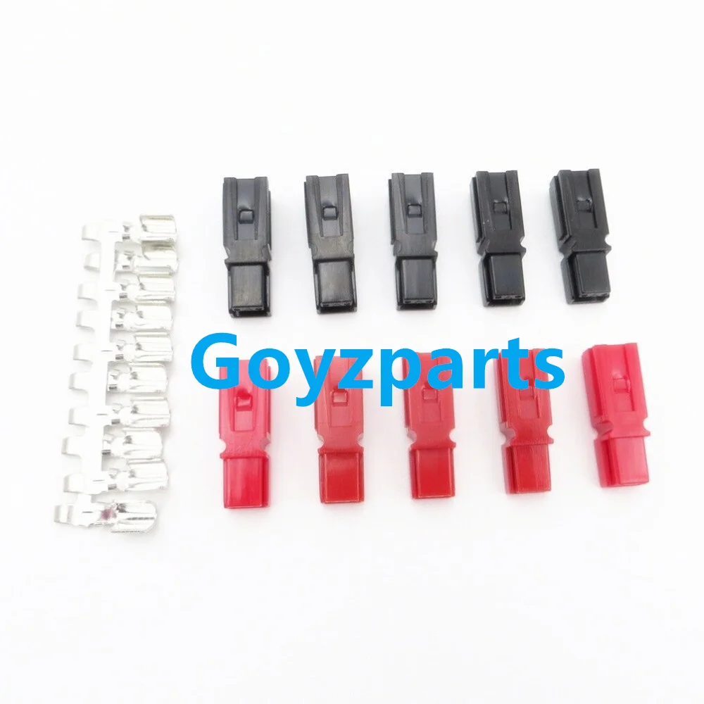 Red And Black 600V Marine Power Connector 30 Amp Quick Connect And Disconnect Durable For Anderson Plug 5 Pairs