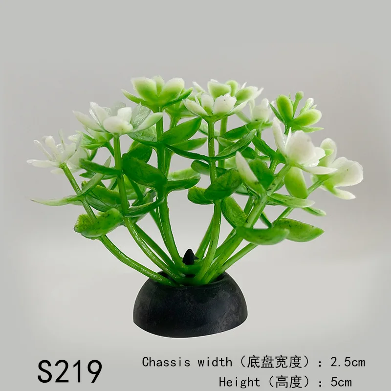 Artificial Aquarium Decor Plants Water Weeds Ornament Plastic Aquatic Plant Fish Tank Decorate Accessories Aquarium Accesories