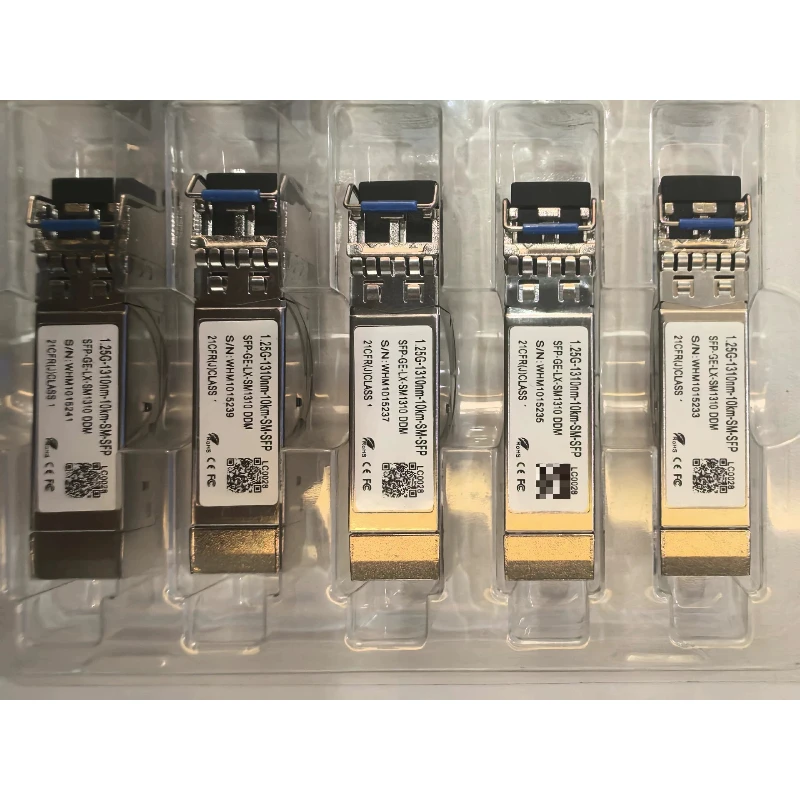 3pcs 1.25G SFP Module 10km Duplex LC 1310nm GE Single Mode Transceiver New OEM Available