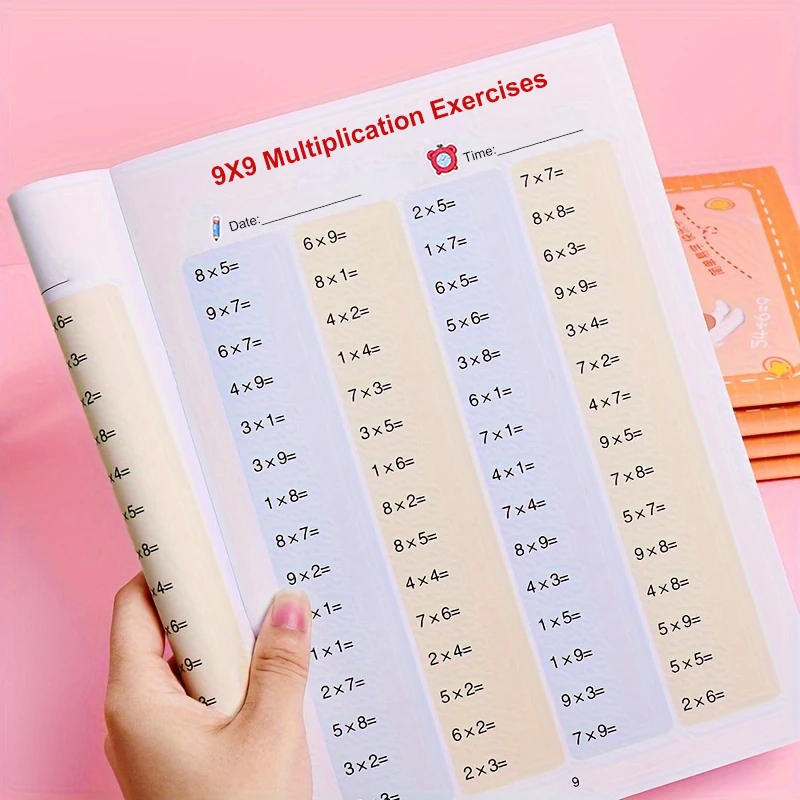 

Math Multiplication and Division Practice Book within the 99 Times Table - Perfect for Learning Math Skills
