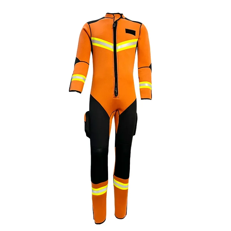 Ternos de resgate de água seca e úmida, selos de resgate de incêndio, roupas de proteção quentes