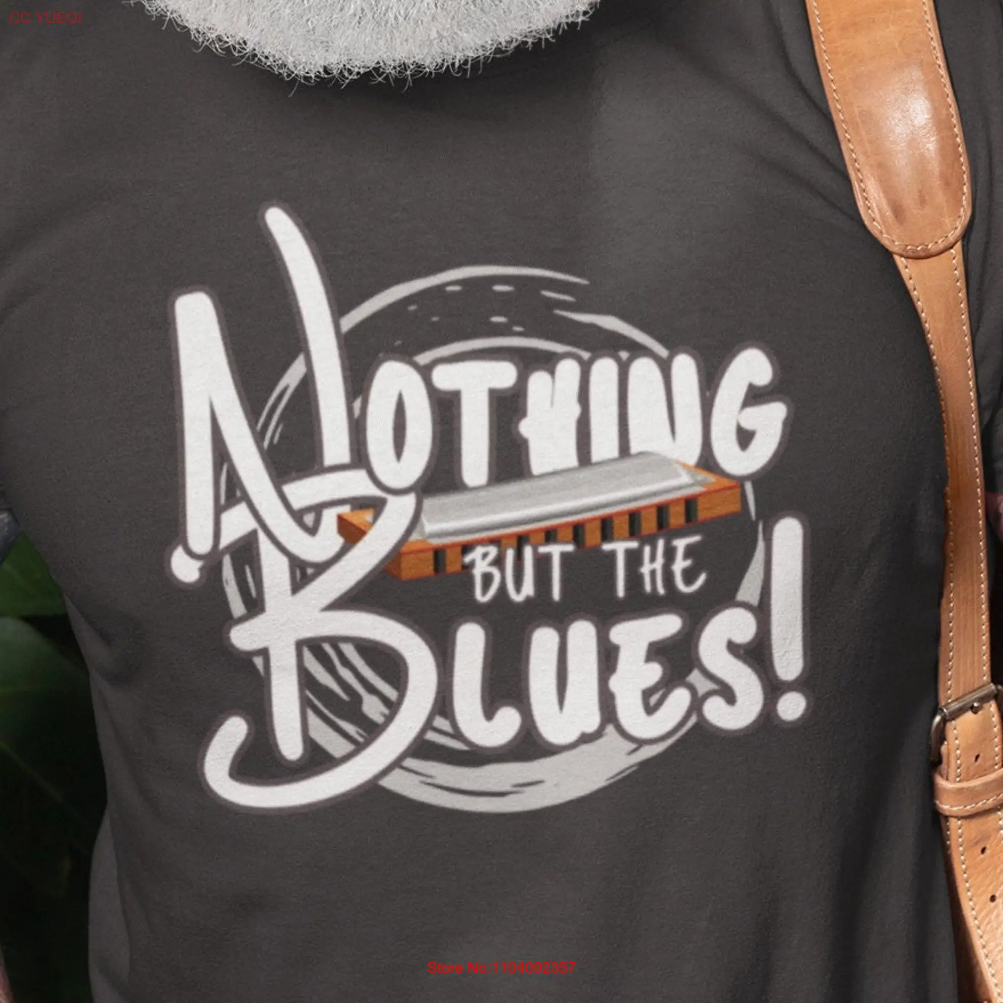 Harmonica Player The Blues Music Lover T Shirt Aesthetic Mouth Organ ArT Nothing long or short sleeves