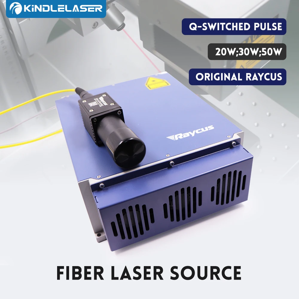 

Original Raycus Fiber Laser Q-switched Pulse 20W 30W 50W RFL-P20QS/P30QS 1064nm Fiber Laser Source for Fiber Marking Machine