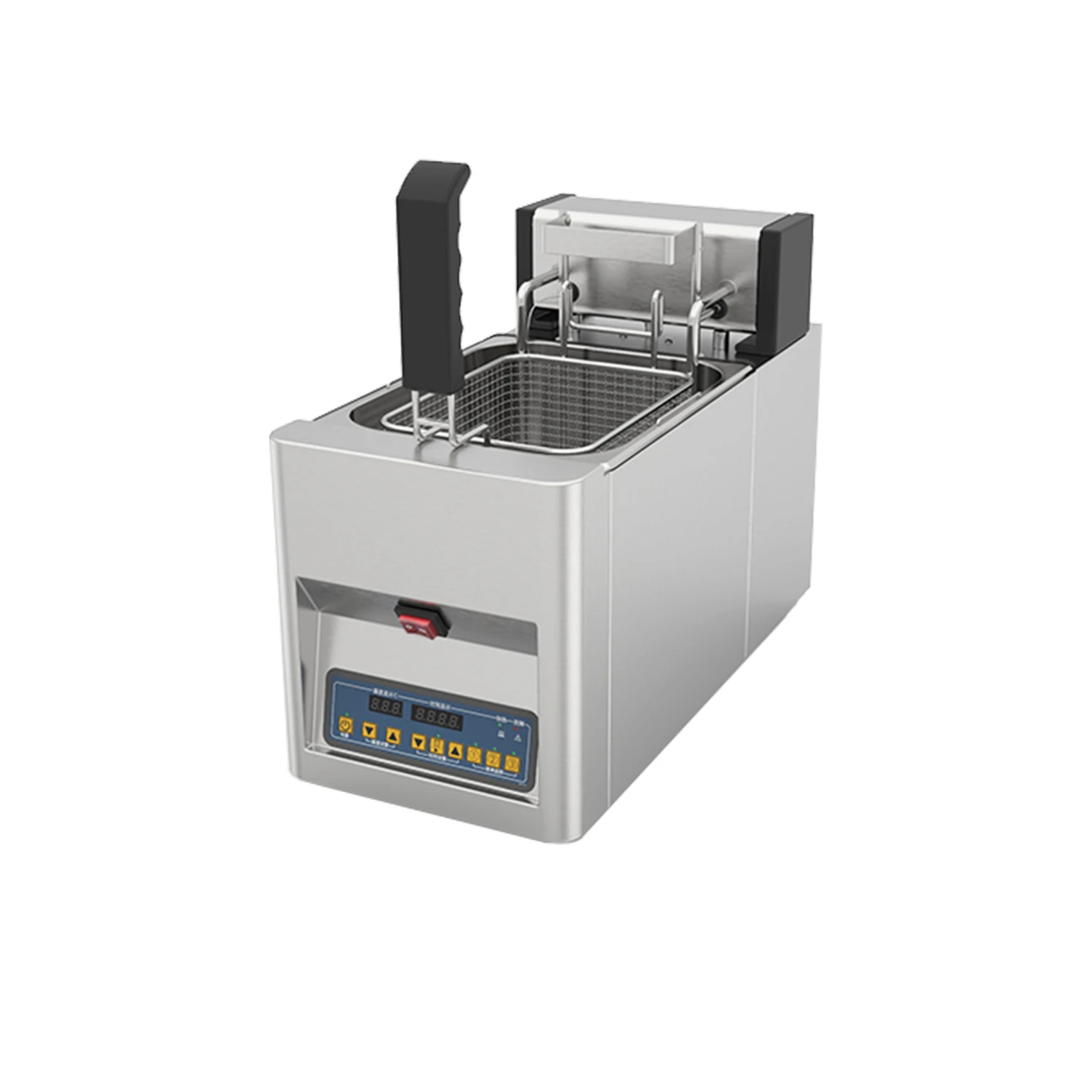 

Commercial CE Approved Standing Electric Professional Deep Fryer with Potato Chips Frying Machine Potato Chip fryer for sale