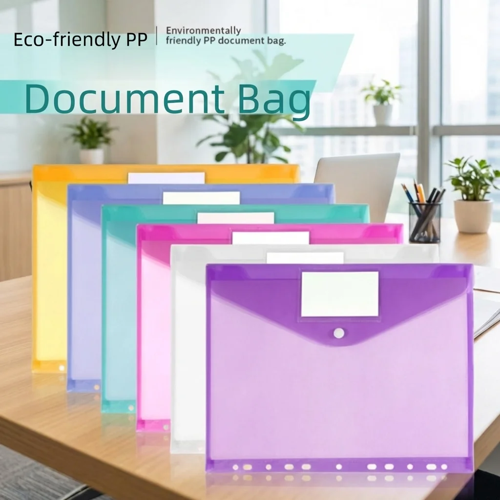 

Новые высококачественные цветные пластиковые папки-биндеры (6 шт.), прозрачные, формат А4, с защелкой, 11 отверстий, для дома и офиса