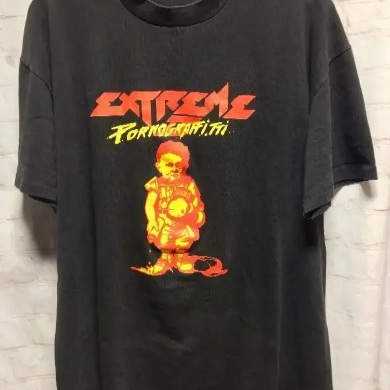 Extreme Pornograffitti Monstour 1990 Black S 5XL Fan T Shirt AM240