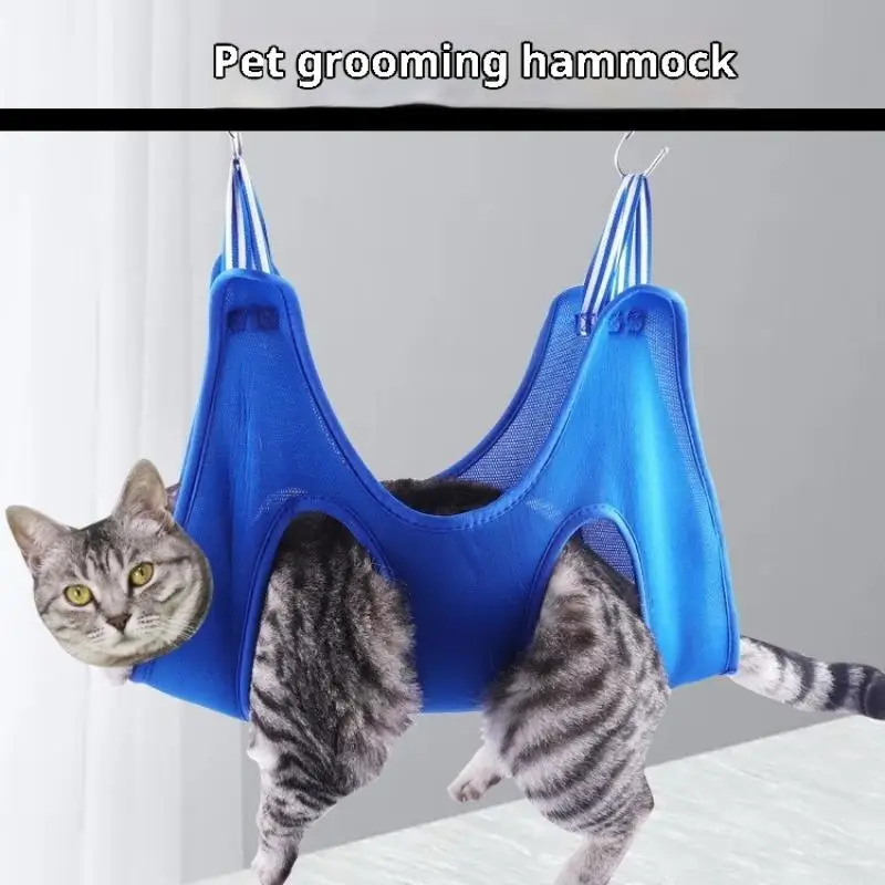 1PC Pet Grooming Hammock Helper Cat Dog Hammock Dogs Repairing Nails In Beauty Hammock Restraint Bag Pet Accessories