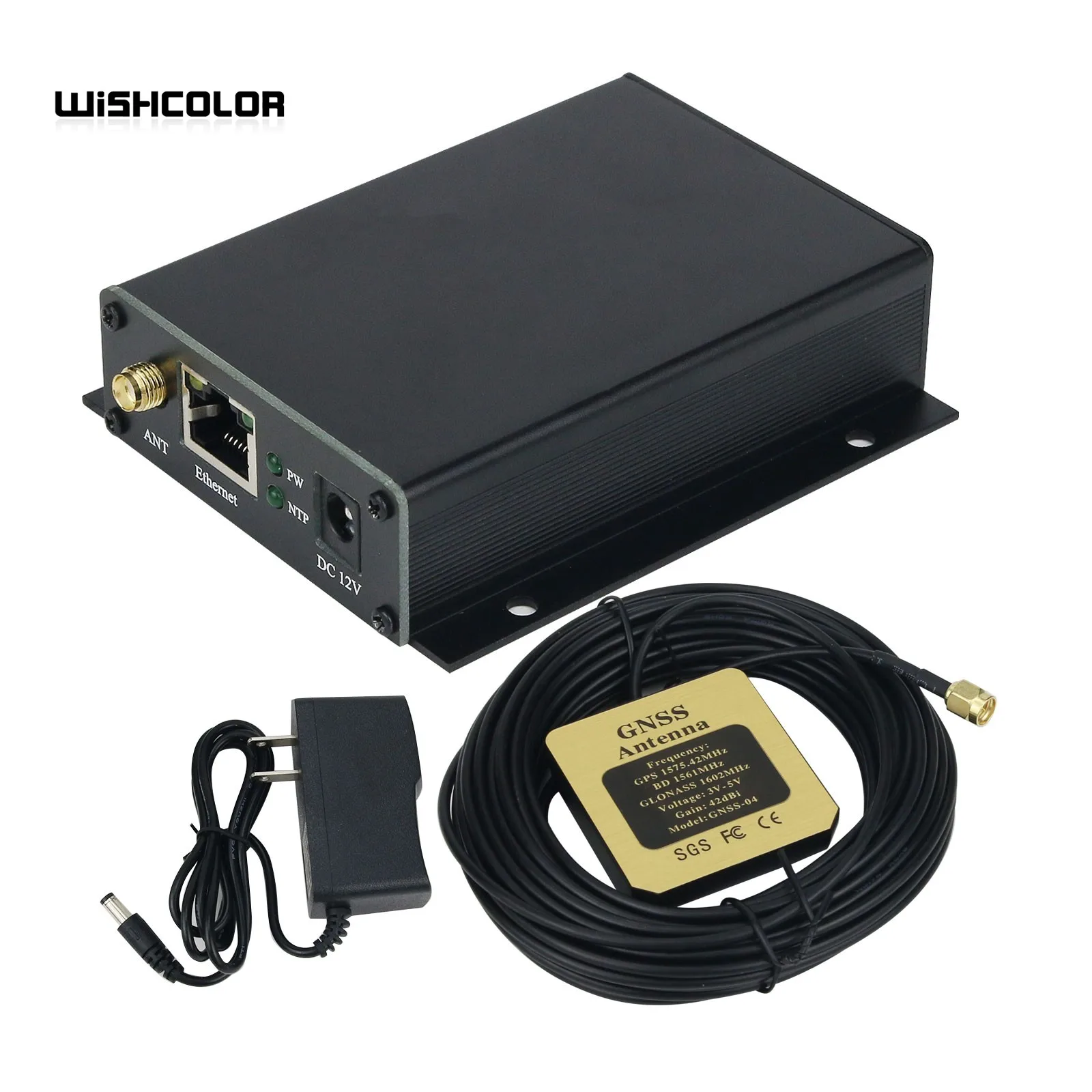 Wishcolor FC-NTP-MINI NTP Server Desktop Network Time Server w/ One Ethernet Port For GPS Beidou GLONASS QZSS