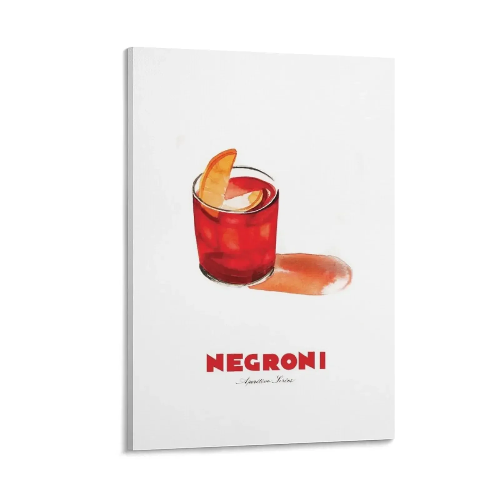 

Negroni Cocktail Canvas Painting posters for room painting Decoration