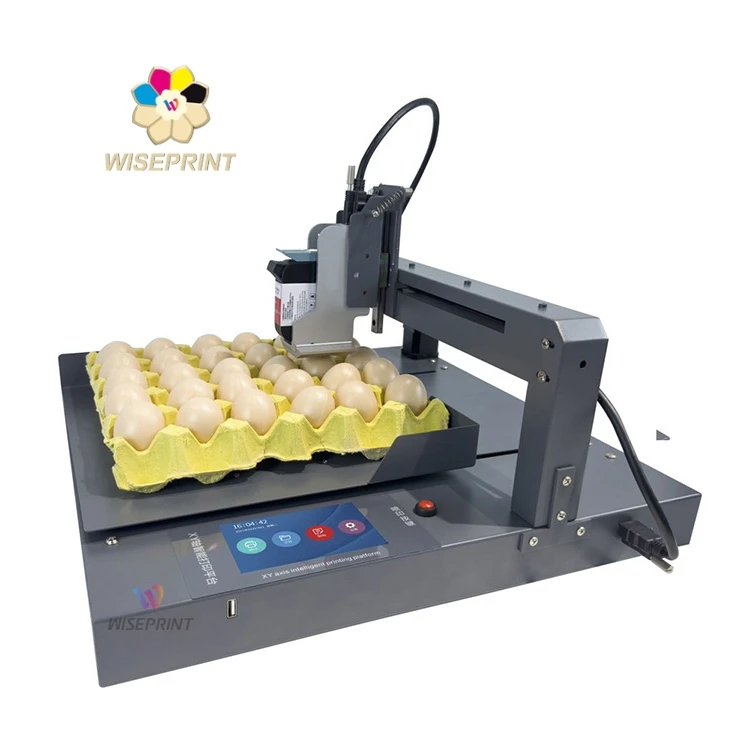 

Wiseprint Smart Automatic Egg Logo Code Expiry Date Stamp Printing Machine Inkjet Printer CM-WPEGG01 Egg Coding Machine