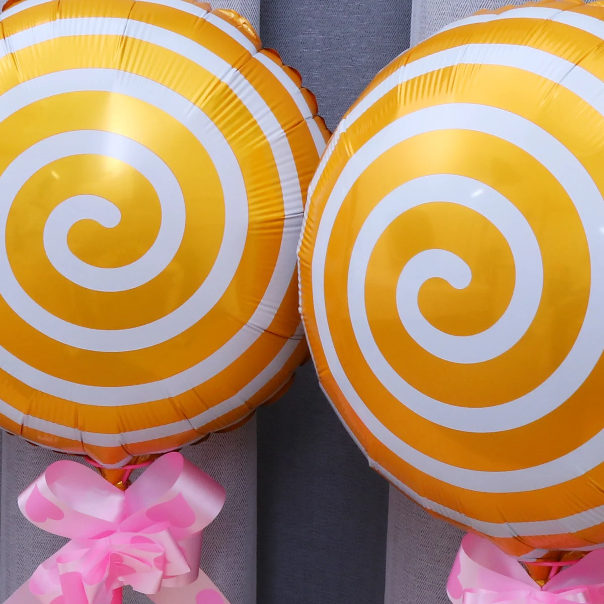 

3Pcs Aluminum Foil Lollipop Balloons Balloons Table Decoration Birthday Fun Photo Props Creative Lollipop Balloon