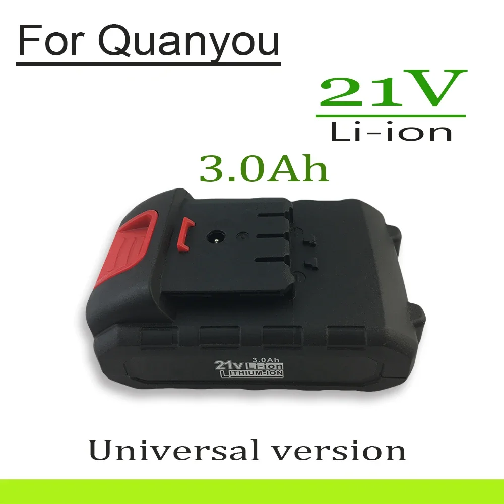 

For Quanyou 21V 3.0Ah Li-ion Battery Chainsaw Angle Grinder, Electric Wrench Tool, Specialized Air Cannon Machine Battery