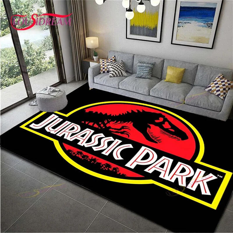 Dinosaur J-Jurassic Park Carpet Room Decor Floor Mats Bedroom Yoga Mat Photography Props Area Rug Birthday Gift  Outdoor  Rug