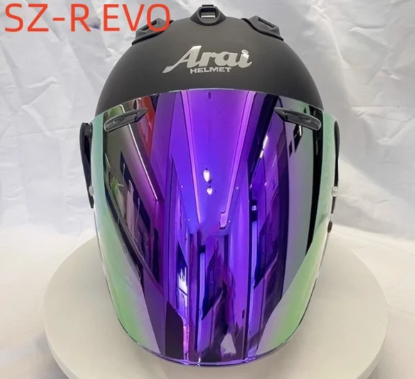 3/4 Open Face Helm SZ-R EVO Motorhelm Mat Zwart Zomer Jet Scooter Motobike Halfhelmen Cascos Para Moto