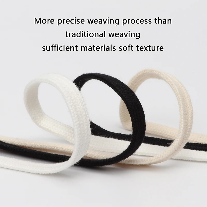 1 زوج كلاسيكي الشقق أربطة الحذاء قماش أحذية رياضية أحذية رياضية الأربطة جودة القطن رباط الحذاء الصلبة مزدوجة شقة أبيض أسود أربطة الحذاء