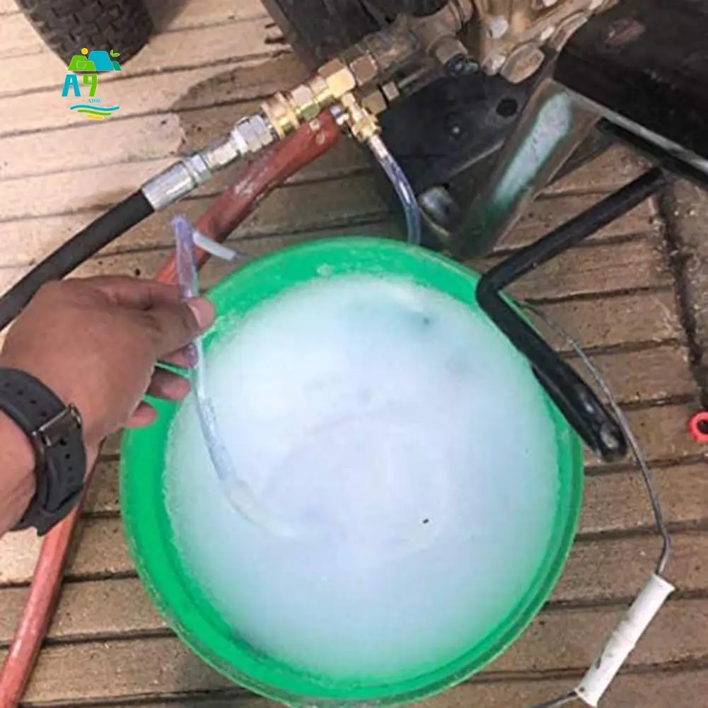 

A09E-Adjustable Chemical Injector Kit,Soap Chemical Injector For Pressure Washer, 3/8 Inch Quick Connect