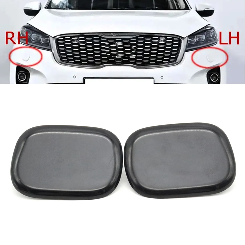 Front Bumper Headlamp Water Spray Pump Jet Housing Cap Lid  Headlight Washer Nozzle Cover For Kia Sorento 3 UM 2018 2019