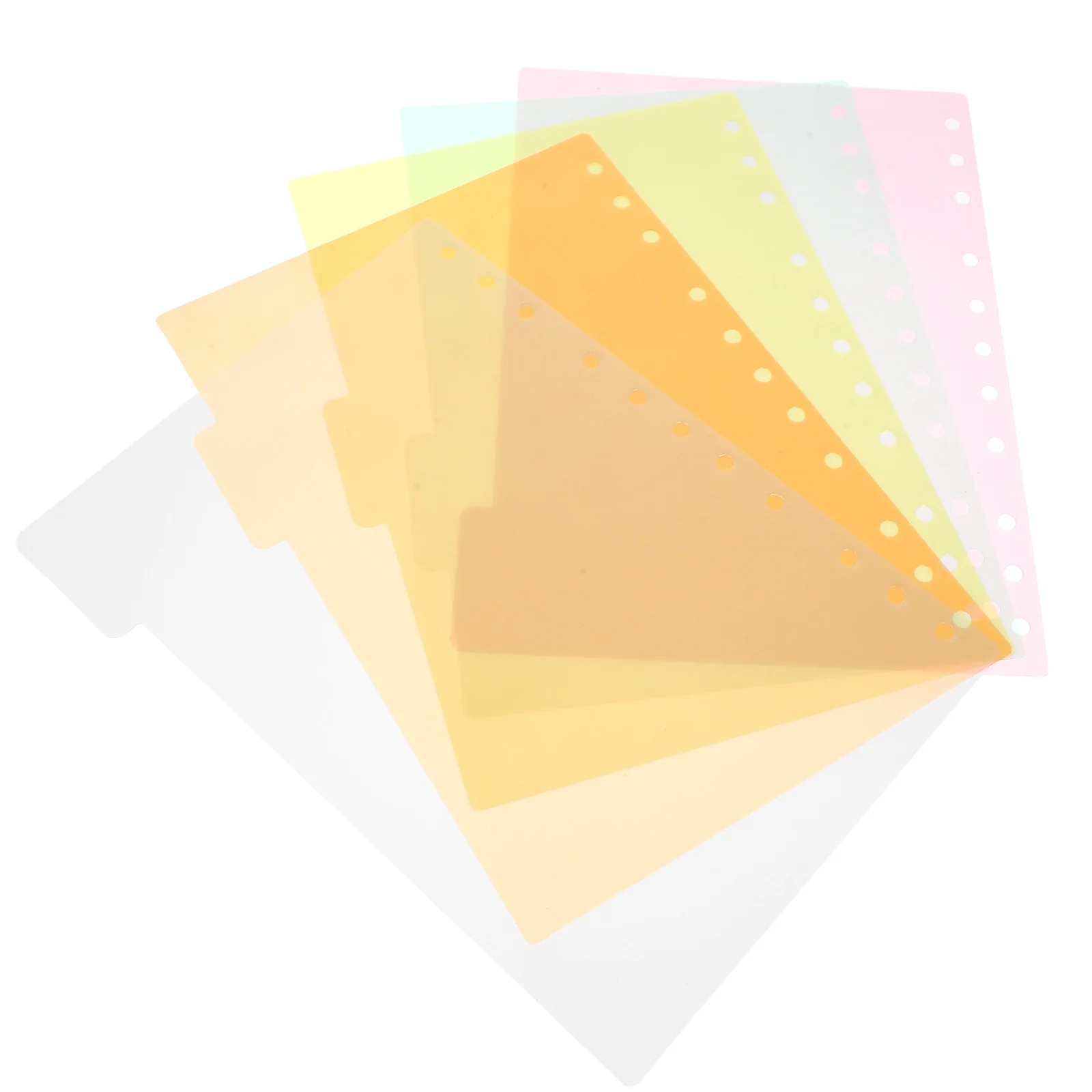 

5 Sheets Classification Divider Board Teapots Infuser Dividers For Binder CD Plastic Tabs Notepad Page Office