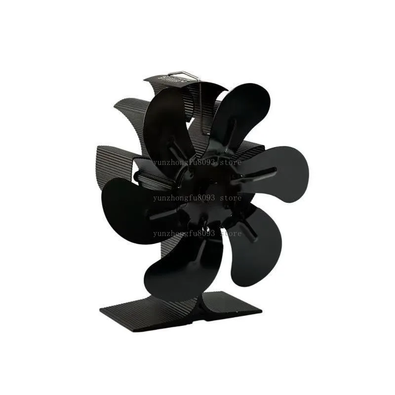 Thermoelectric Fireplace Fan, Quiet Heat-Powered Stove Fan with Multi-Style Options for Wood Burning Stoves