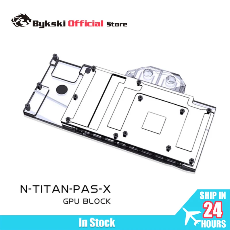 

Bykski GPU Water Block Use for NVIDIA GTX TITAN XP/X-Pascal/ GTX1070/1080 TI Founder /Reference Edition / Radiator N-TITAN-PAS-X
